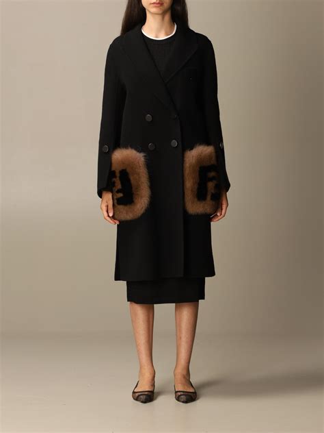 fendi women's coats|fendi women's trenchless.